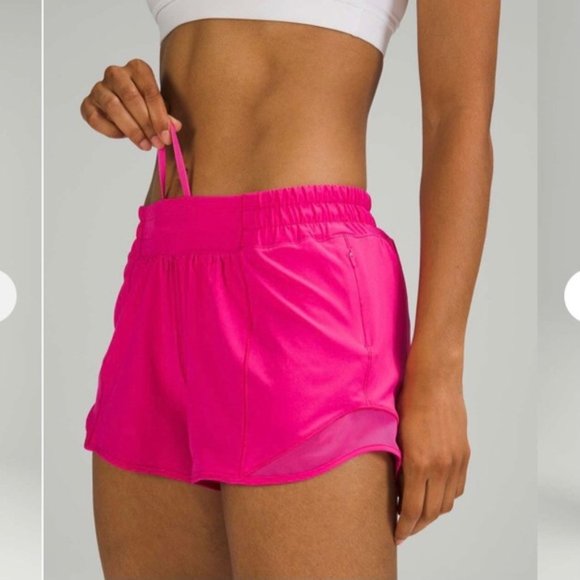 lululemon athletica Pants - NWT Lululemon Hotty Hot LR Short 4" Sonic Pink